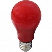 Ecola classic   LED color 12,0W A60 220V E27 Red Красная 360° (композит) 110x60