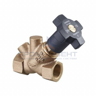 Клапан балансировочный Oventrop Aquastrom F - 1" (ВР/ВР, PN16, Tmax 120°C, без дренажных отводов)