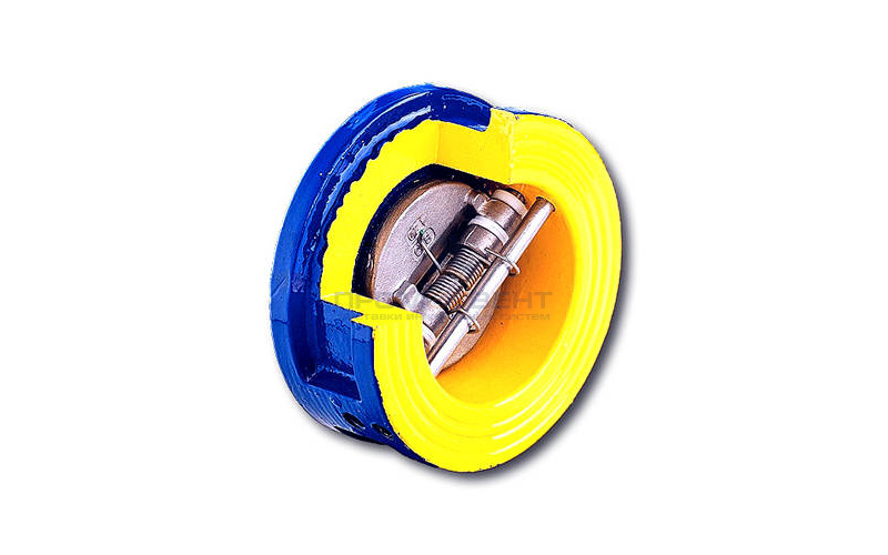 Клапан обратный дисковый Zetkama 407 A - Ду300 (ф/ф, PN10 Tmax 100°C, исполнение №54)