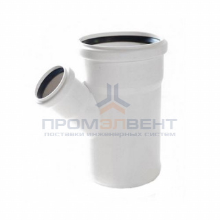 Тройник с уменьшенным отводом на 45° REHAU RAUPIANO PLUS - 160 x 125 (для внутренней канализации)