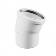 Отвод 15° REHAU RAUPIANO PLUS - 90 (для системы внутренней канализации)