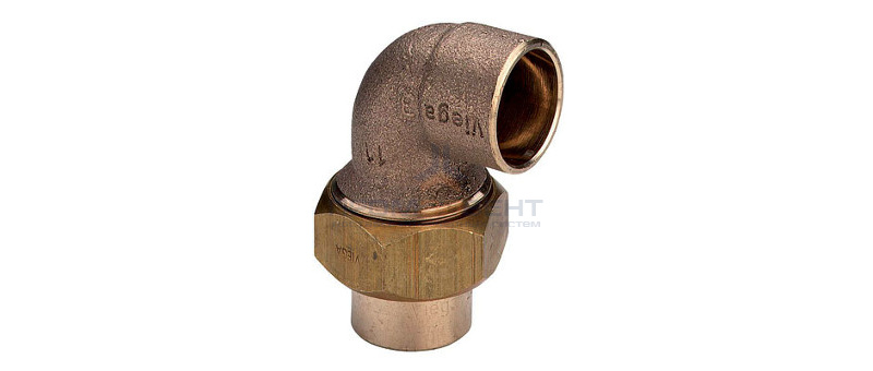 Отвод 90° разъемный Viega R4 94096 - 18 (пайка, для медных труб)