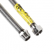 Подводка для газа гибкая сильфонная AYVAZ (Гайка/Штуцер) - 1/2" (длина 3000 мм)