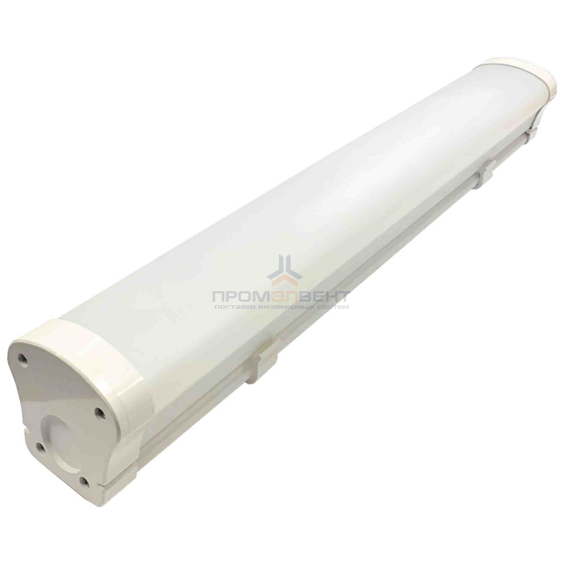 14-28 Светильник линейный, светодиодный, белый, поликарбонат, 32Вт, IP65, 3500Лм, 6000К, 170-260В/50Гц, УХЛ1, 1125х76х76мм.