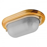 Светильник для бани термостойкий 130° на деревянной основе Клен, IP54 E27 овал НБО 04-60-011