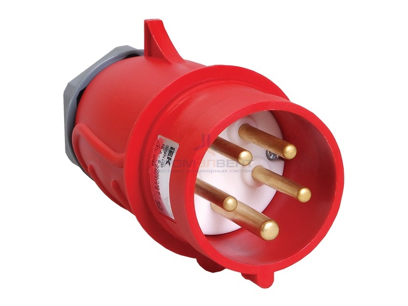Вилка переносная ССИ-025 32А-6ч/200/346-240/415В 3Р+РЕ+N IP44 MAGNUM ИЭК