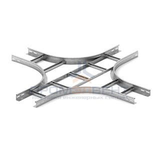 Крестообразный разветвитель для лестничного лотка НЛО 500х80х3000 OSTEC