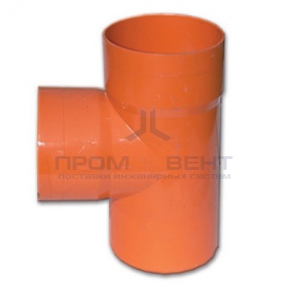 Тройник для двустенных труб,90°, полипропилен, д.110 мм DKC