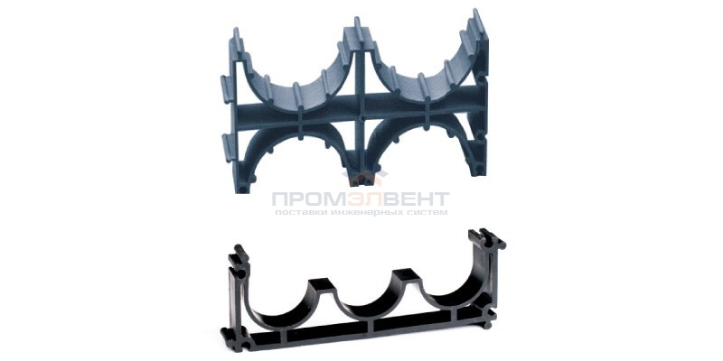 Держатель расстояния (кластер) для двустенных труб DKC д.125 (двойной)
