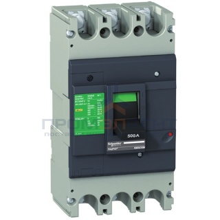 Автоматический выключатель Schneider Electric EZC630N 500A 36кА/415В 3П3Т (автомат)