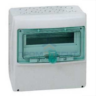 Щит влагозащищенный KAEDRA IP65 на 12 модулей 335х340х160 с панелью для установки розеток