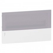 Бокс встраиваемый Schneider Electric Mini Pragma 18 модулей с дымчатой дверью с клемниками N+PE