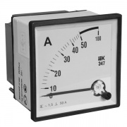 Амперметр Э47 100/5А кл. точн. 1,5 72х72мм